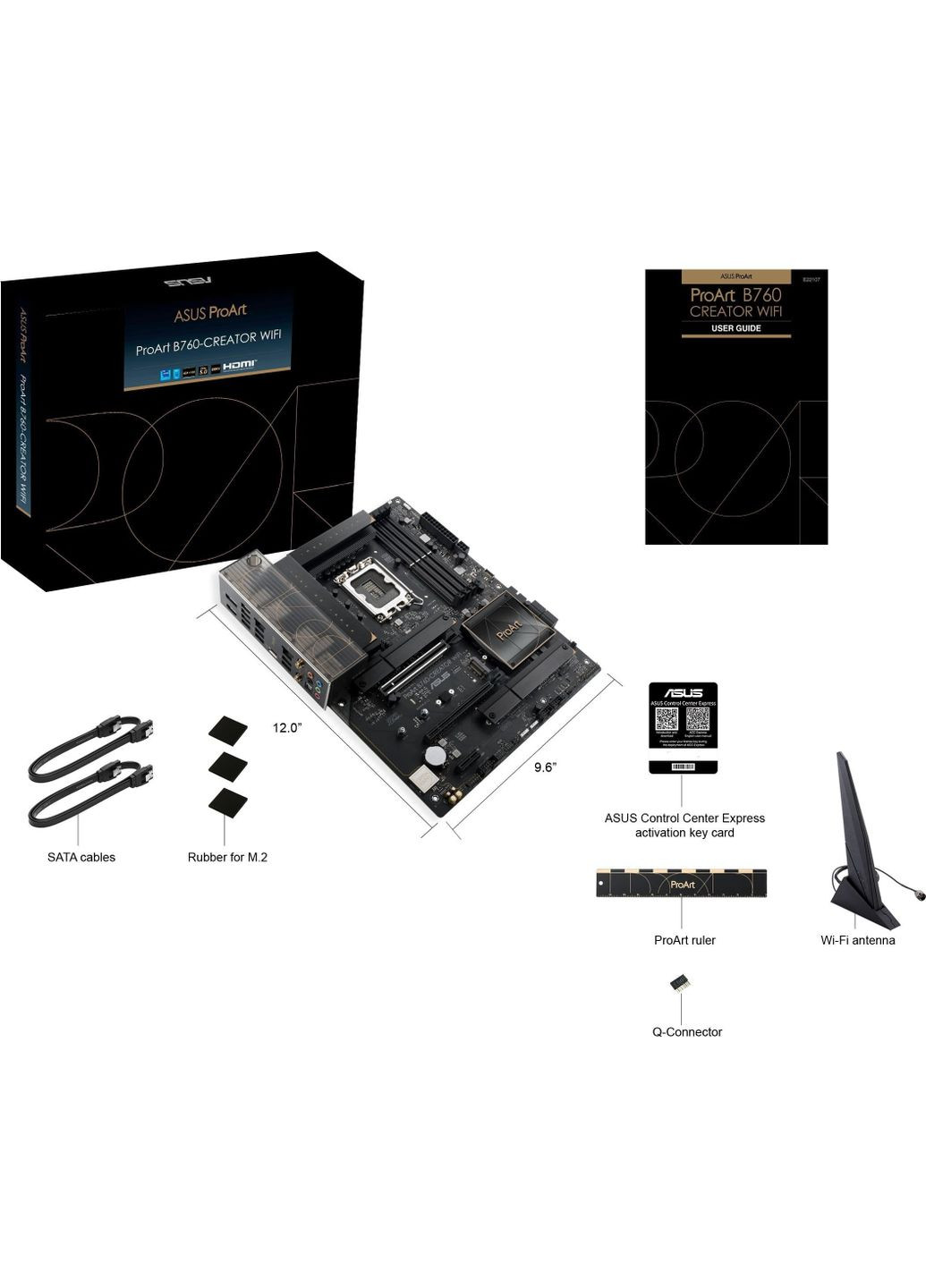 Материнська плата ProArt B760-CREATOR WIFI (s1700, Intel B760) (90MB1FY0-M1EAY0) Asus (360421579)