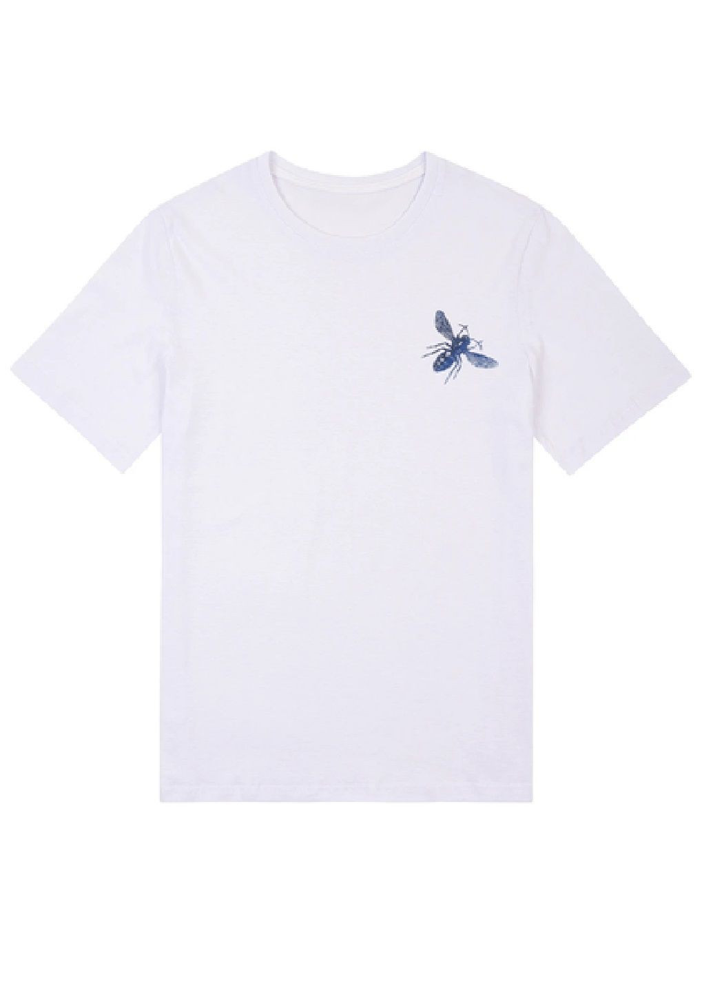 Біла футболка з коротким рукавом Lidl