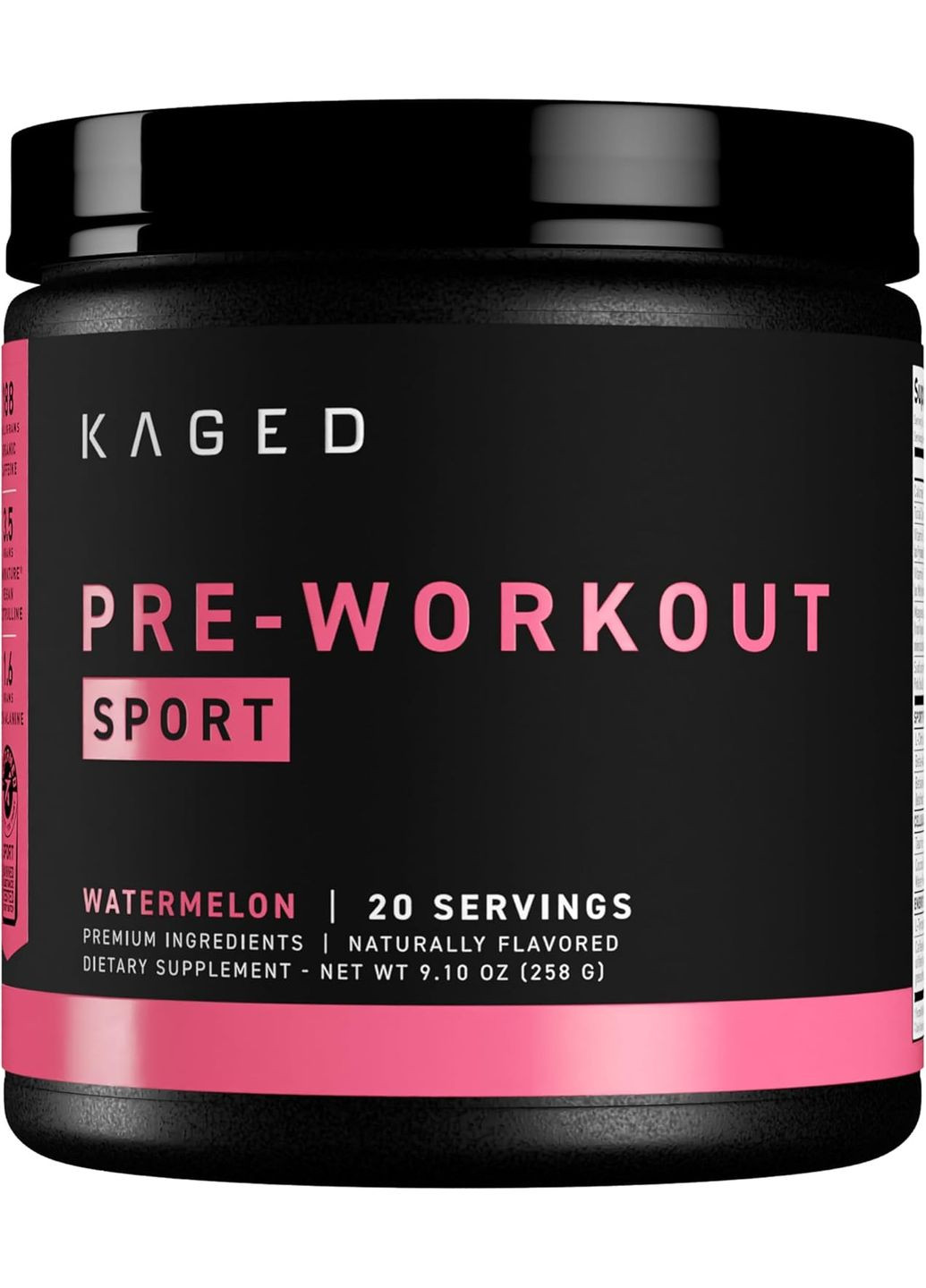 Предтренировочный комплекс Pre-Workout Sport 260 г, Watermelon Kaged Muscle (360788312)