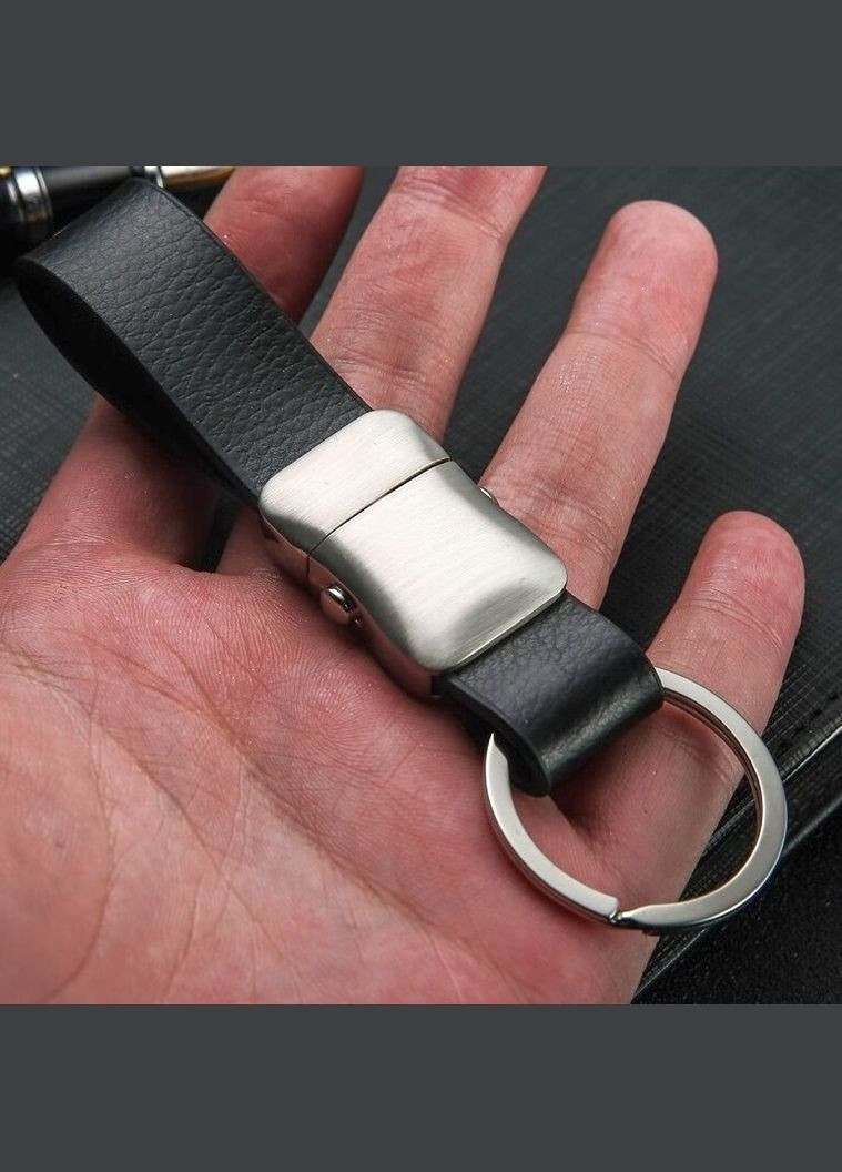 Брелок автомобільний на ключі сталевий надійний карабін Honest 727-чер (334727264)