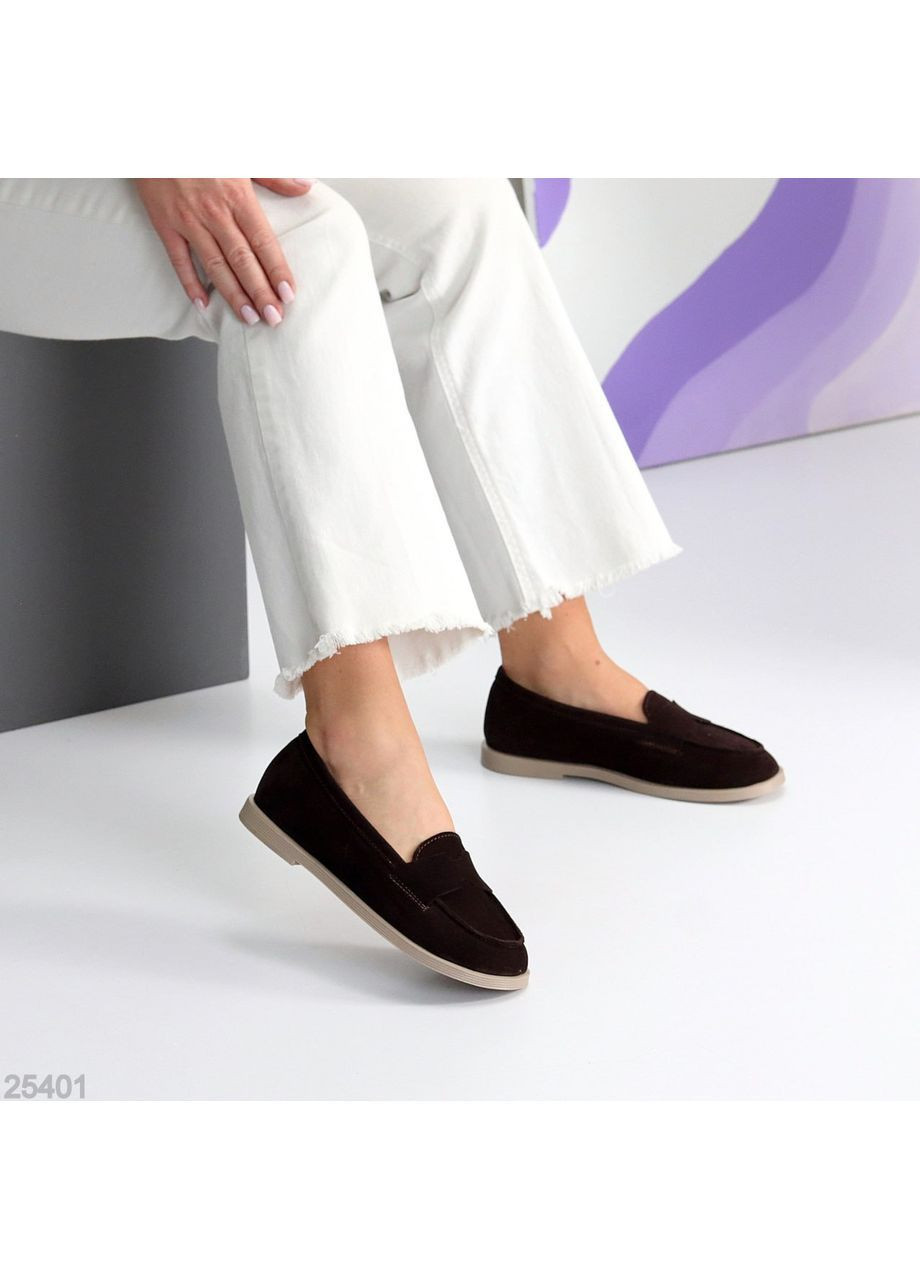 Жіночі лофери efira | темно-коричневі (362152377)