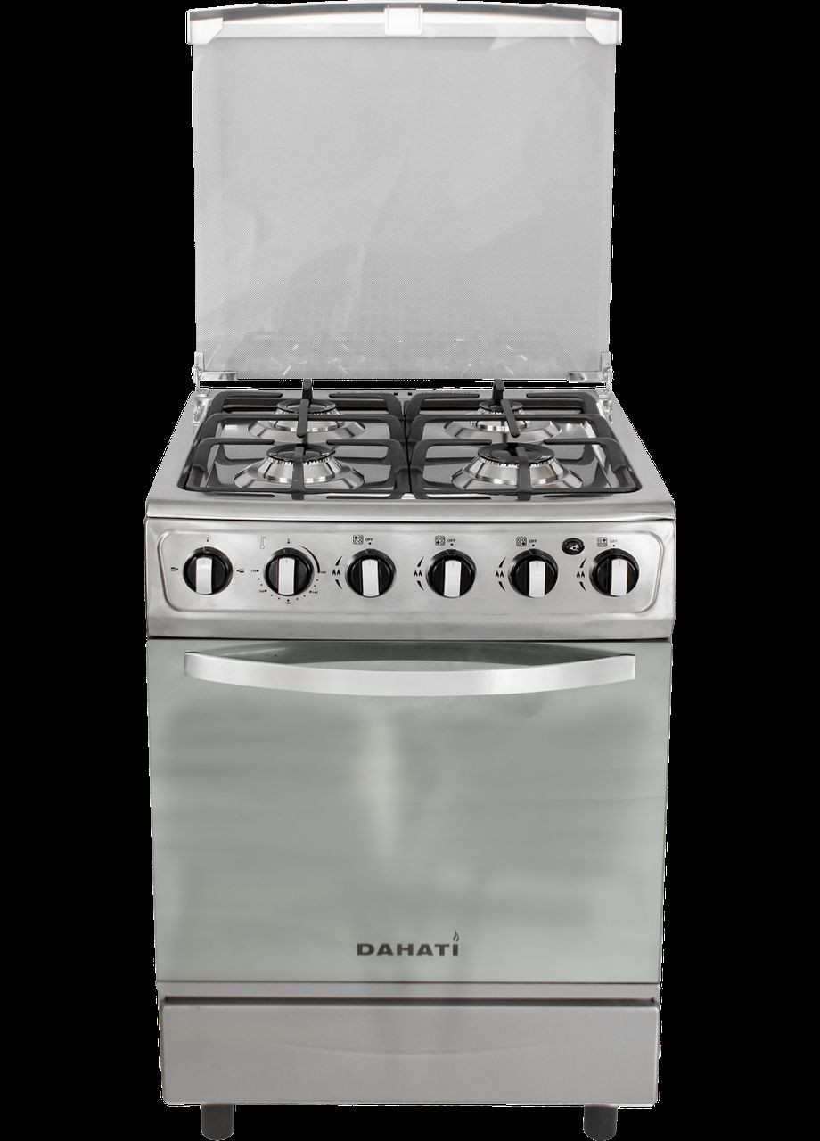 Комбинированная (газ+электро) плита комбинированная 2000-63х нержавейка гриль чугун DAHATI