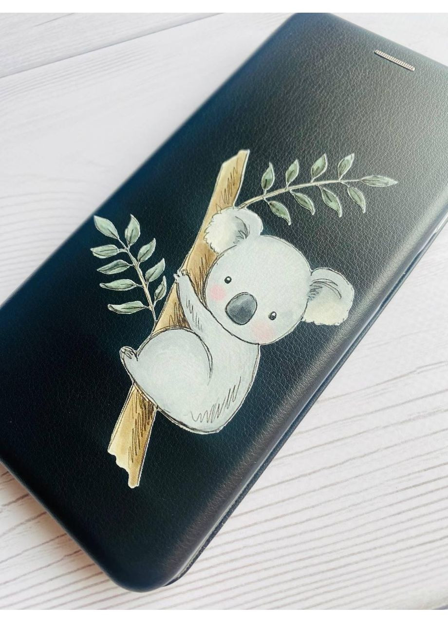 Чохол-книжка з малюнком для Samsung Galaxy A54 5G (A546) Чорний Коала (принт 132) Creative (355391408)