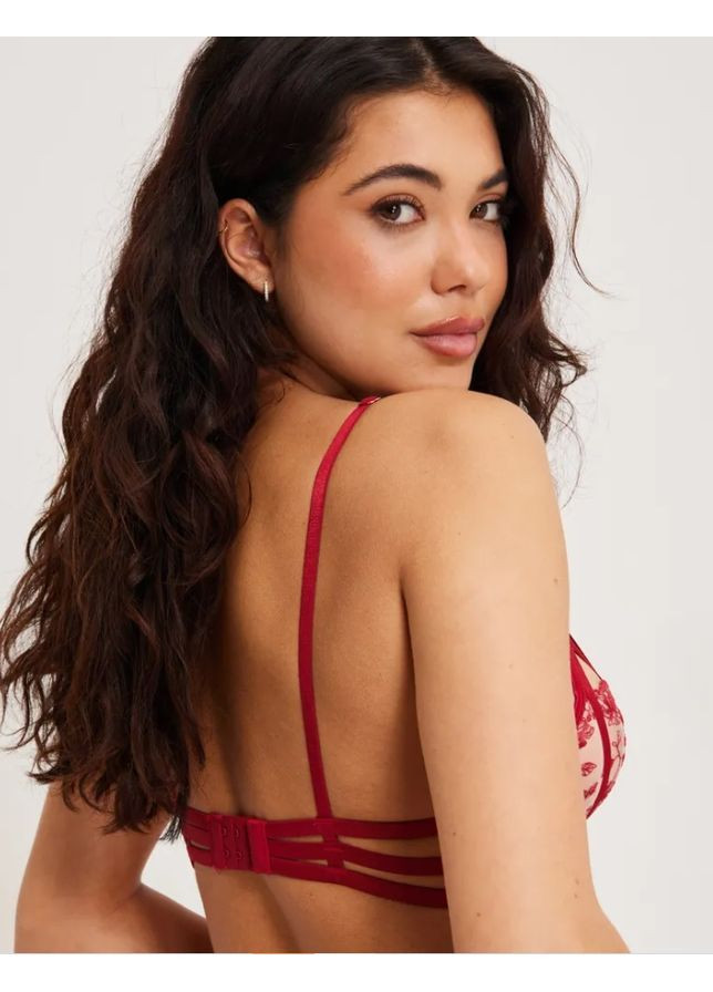 Червоний демісезонний комплект еротичної білизни Hunkemoller