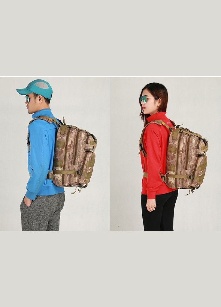 Рюкзак тактичний військовий B02 600D пісочний койот No Brand (299460985)