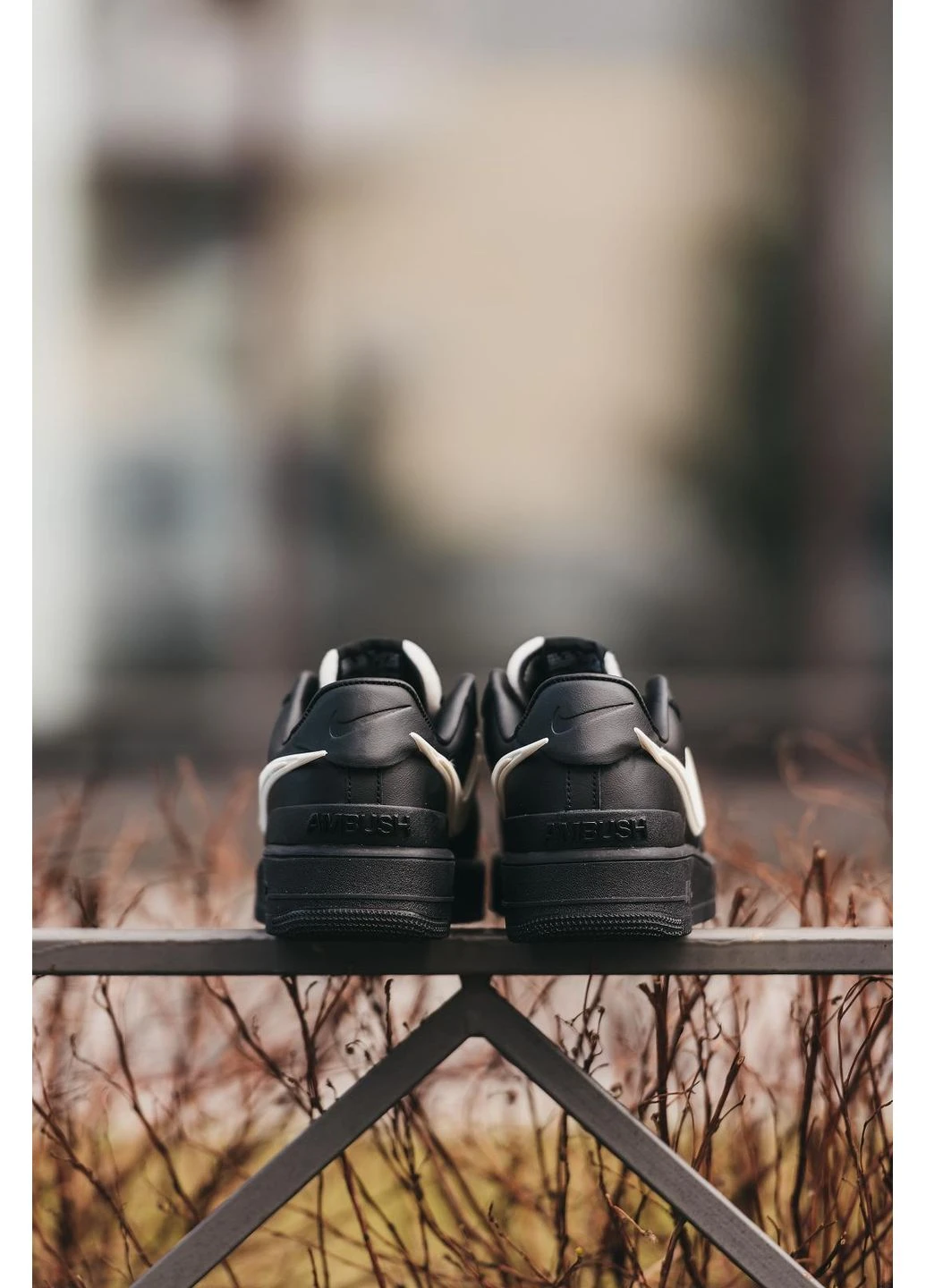 Чорні літні кросівки nike air force x ambush black найк аір форс No Brand