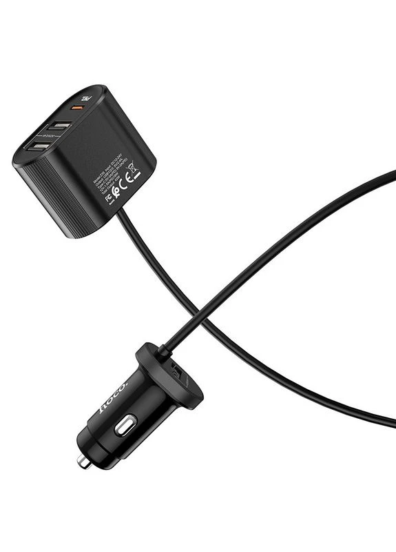 Автомобильное зарядное устройство для Z35 3USB PD3.0 Black Hoco (275866056)