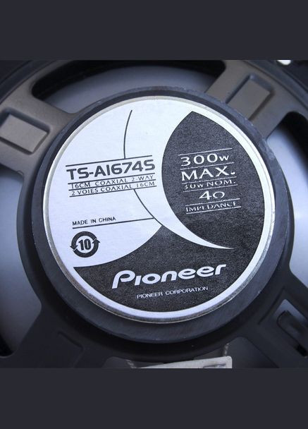 Автомобильная акустика TS-A1674S автомобильные колонки 3х полосные 16 см динамики 300Вт Черный Pioneer (336146355)