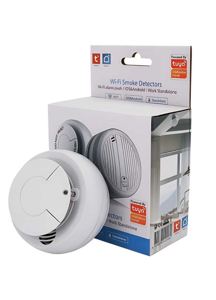Датчик диму WiFi 2 в 1 із сиреною Dsmoke + СО WIFI-03 TUYA Yoso (329059848)