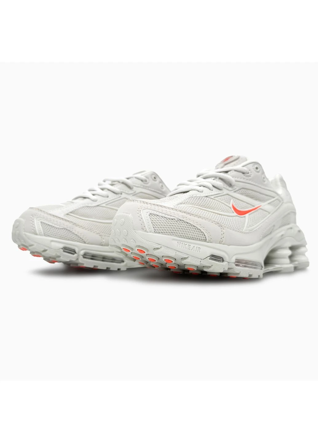 КРОССОВКИ ЖЕНСКИЕ NIKE SHOX RIDE 2 LIGHT BONE/ORANGE НАЙК ШОКС РАЙД 2 ОРАНЖЕВЫЕ No Brand оранжевые демисезоны (392006453)