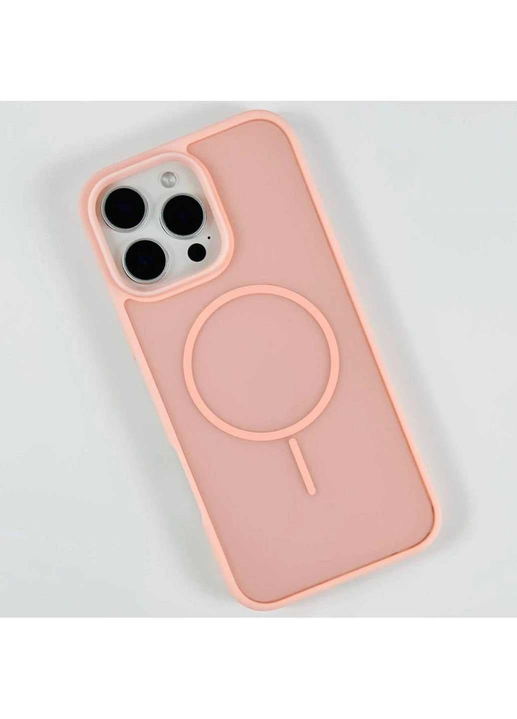 Силиконовый чехол Matte Color Case With Magnetic Thin Circle для iPhone 12 Pro Max Black No Brand (382914413)