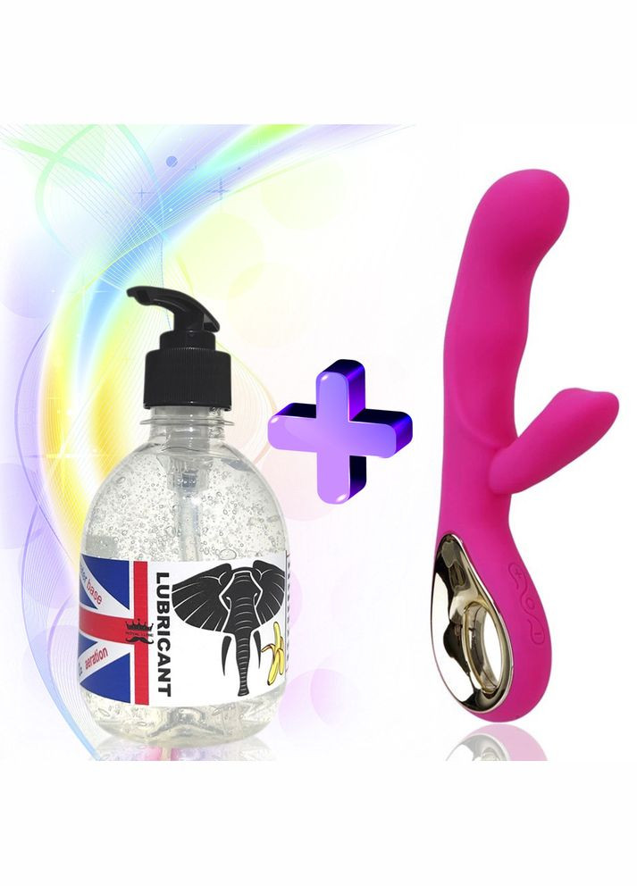 Мощный стимулятор клитора G -sport, вибратор для секса женский USB 21 см +лубрикант 300 мл No Brand (340914669)