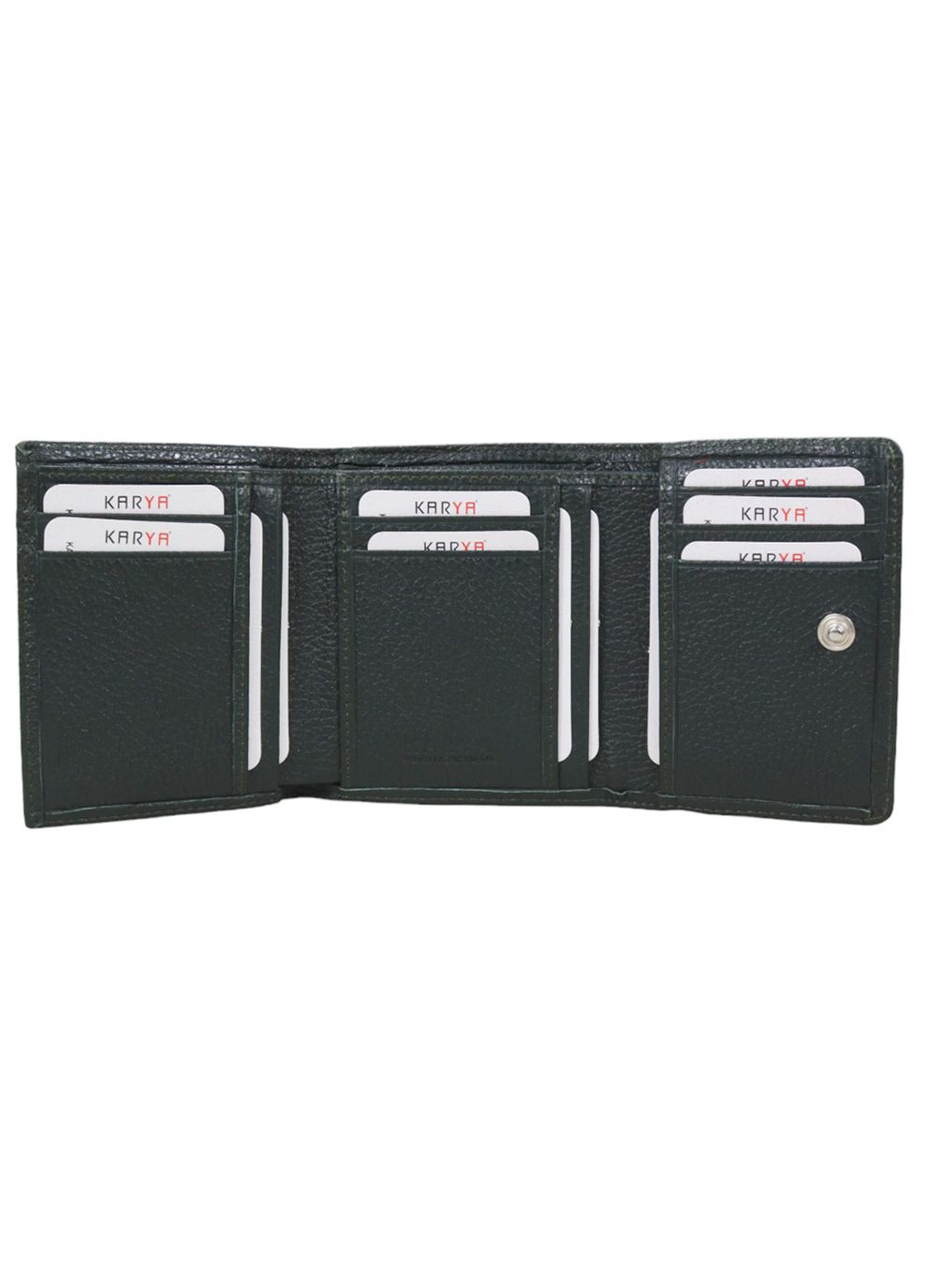 Кошелек женский кожаный темно 2021-030 Karya (362732752)