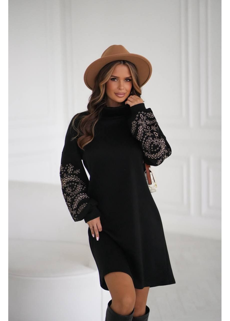 Чорна сукня, колір чорний Fashion