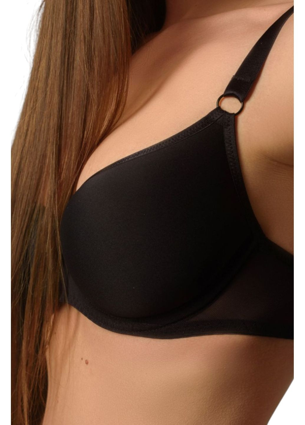 Чёрный бюстгальтер-спайсер с тонкого поролона l1510a сalla Luna микрофибра