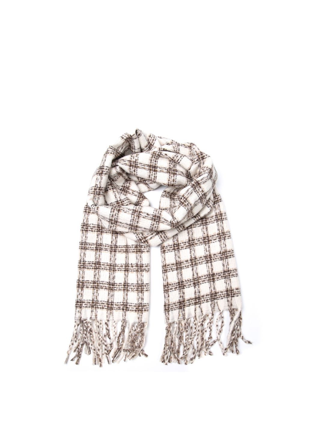 Палантин чоловічий клітинка кашемір ПОНГО 952-638 LuckyLOOK 952-638М (368194378)