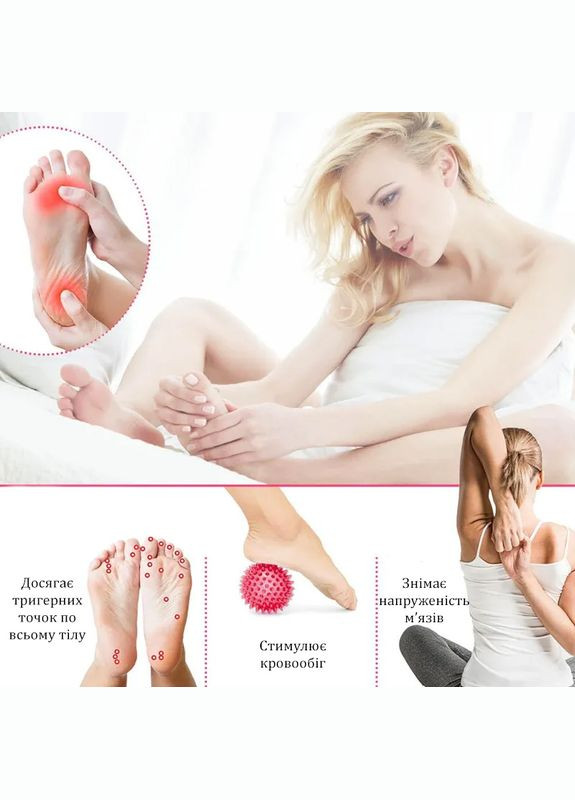 Массажный мячик Goober с шипами EasyFit (340273919)