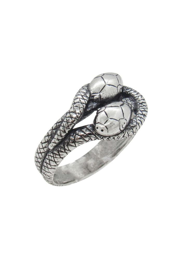 Срібна каблучка "Амфісбена змія" 19 No Brand (350667428)