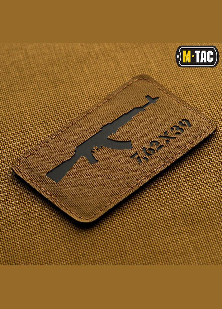 Нашивка AKM 7,62х39 Laser Cut Coyote/Black M-TAC (315047637)