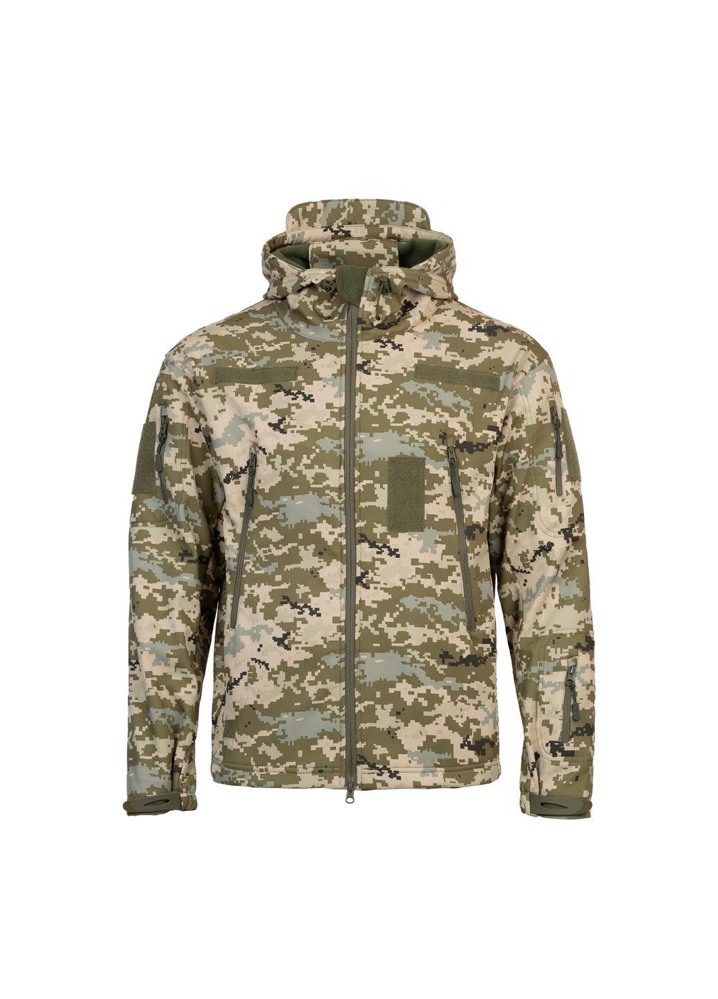 Комбинированная демисезонная куртка softshell Vik-Tailor