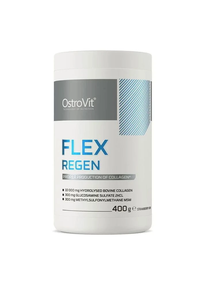 Вітаміни для кісток та суглобів смак полуниця - ківі (Flex Regen) 400 г Ostrovit (363968340)