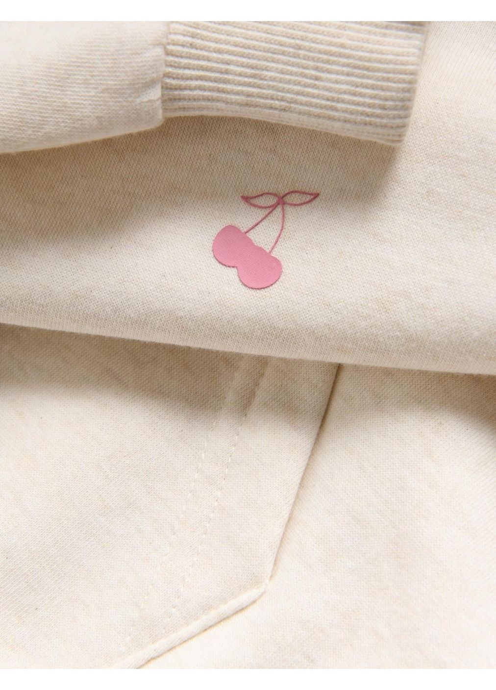 Дитяче тепле худі для дівчинки Молочне (25101101) Reserved (365300778)