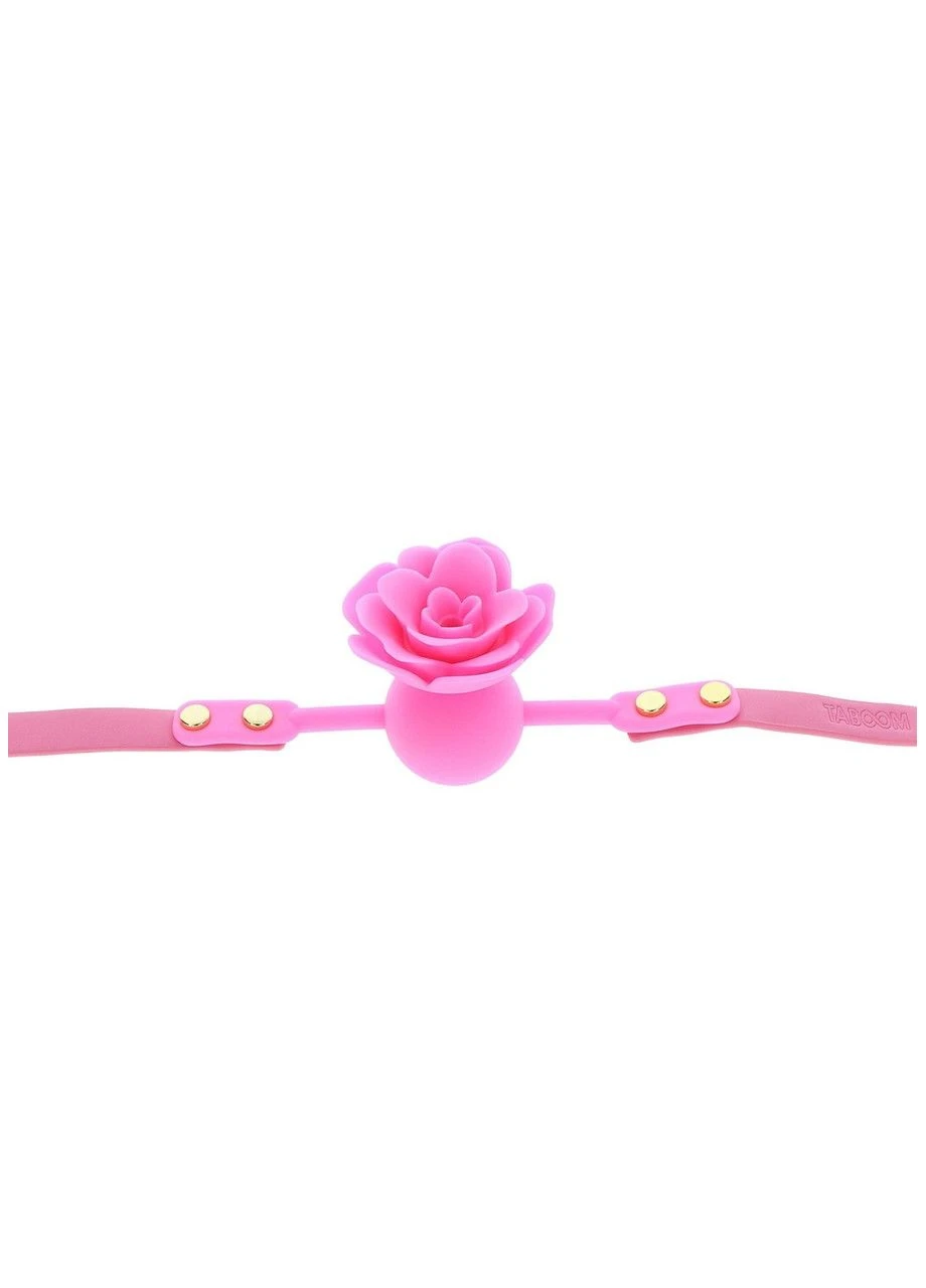 Кляп силіконовий Трояндочка Rose Ball Gag, Taboom (383085804)