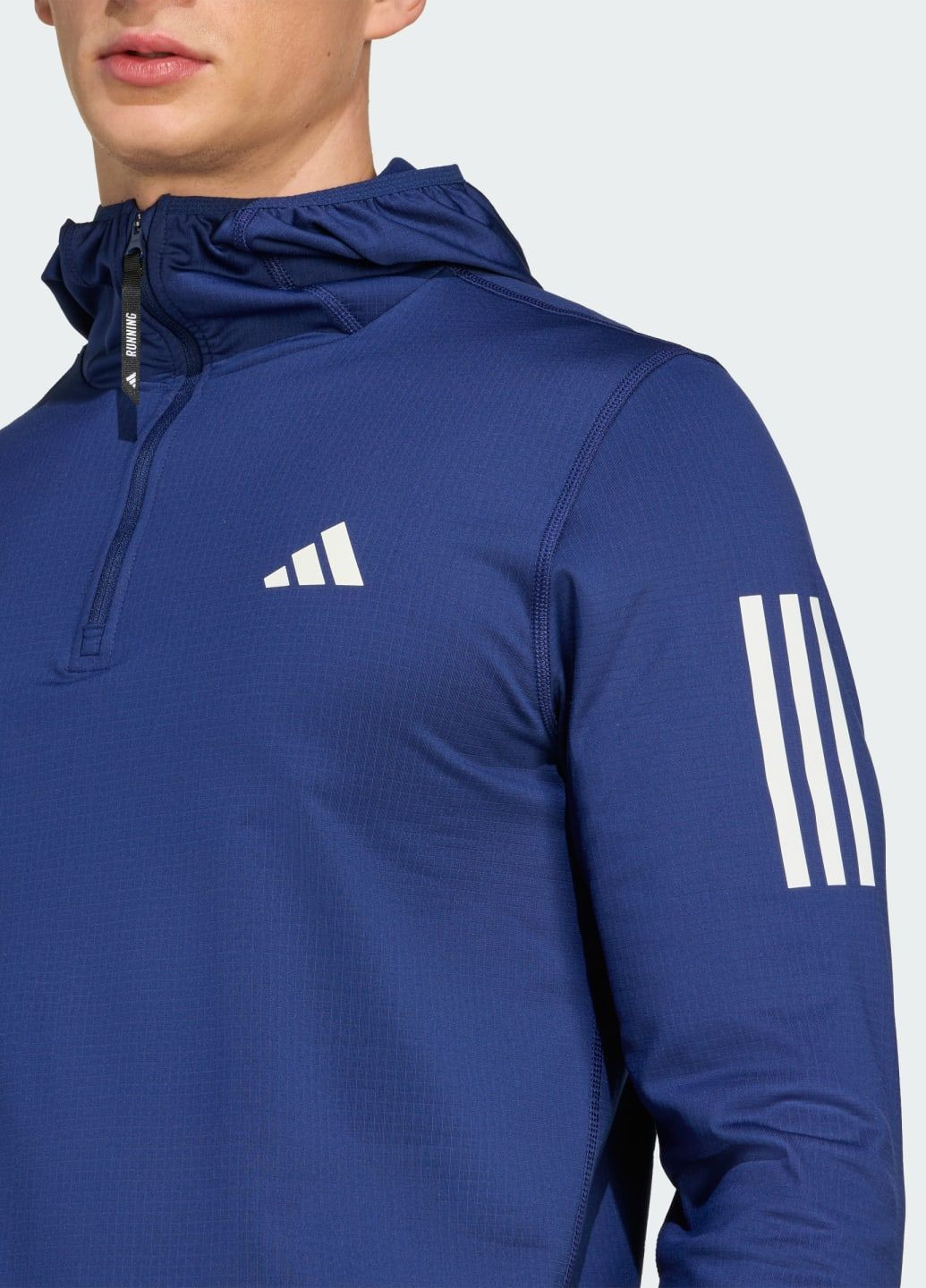 Худі Own The Run Winterized Hooded Half-Zip adidas (365704692)