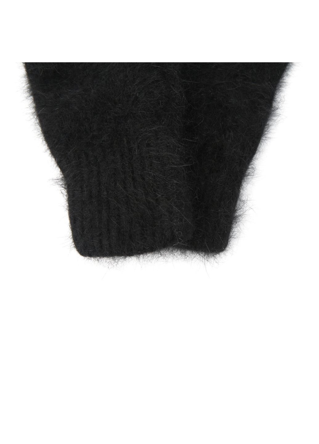Варежки женские ангора черные FIONA LuckyLOOK 342-690 (322792337)