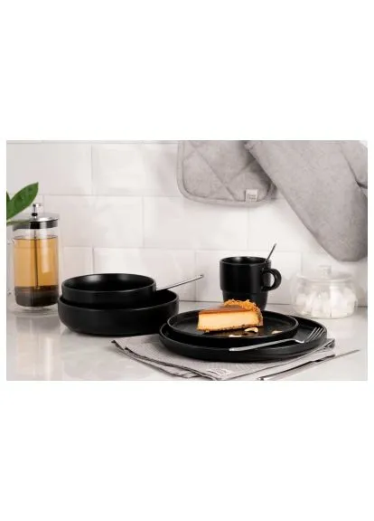 Тарілка Trento Dessert 20,5 см Black (AR2920TB) Ardesto Trento Dessert 20, 5 см Black (366646066)