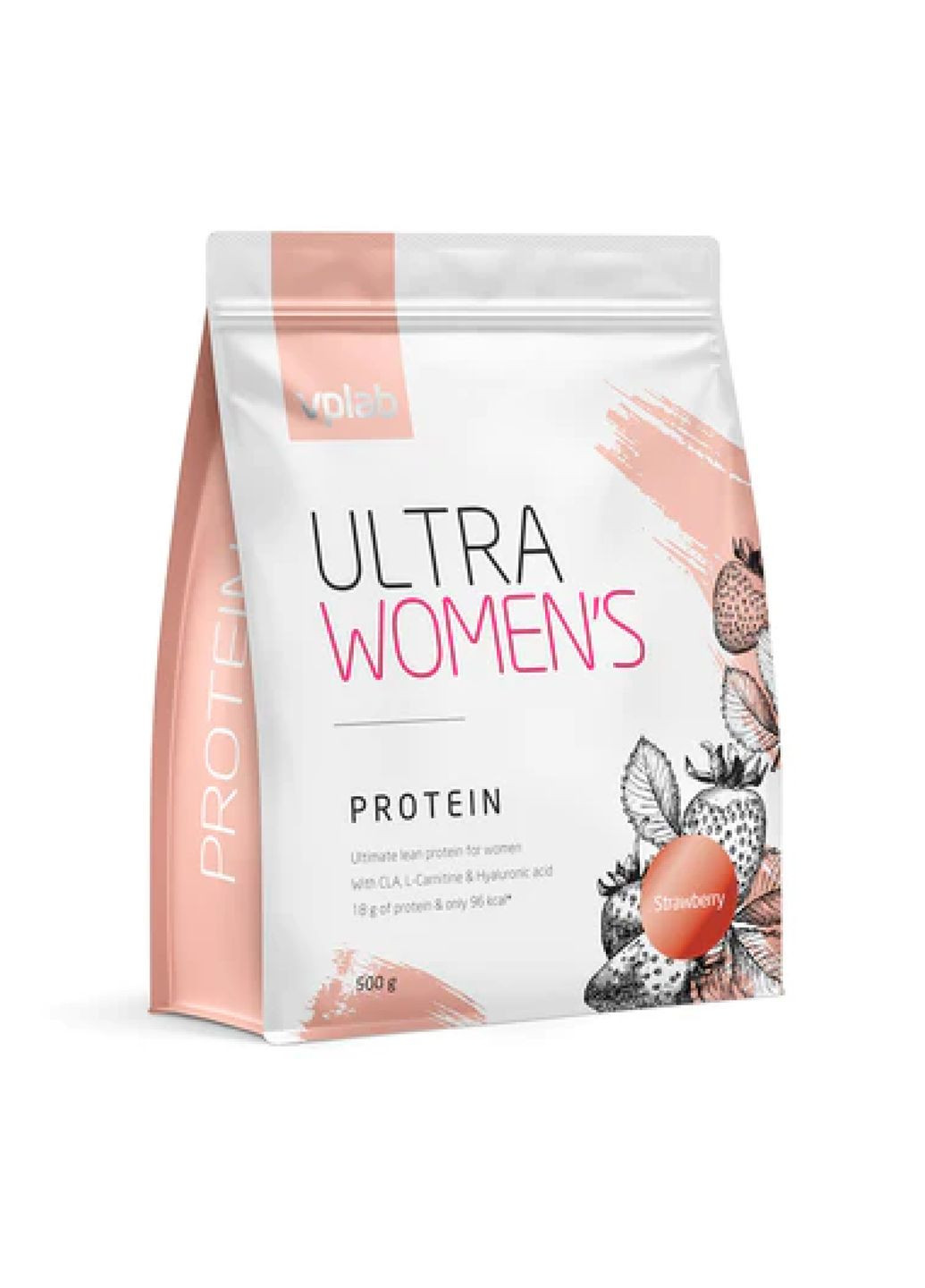 Протеиновый коктейль для женщин Ultra Women's Protein 500g клубника похудение без сахара VPLab Nutrition (368499315)