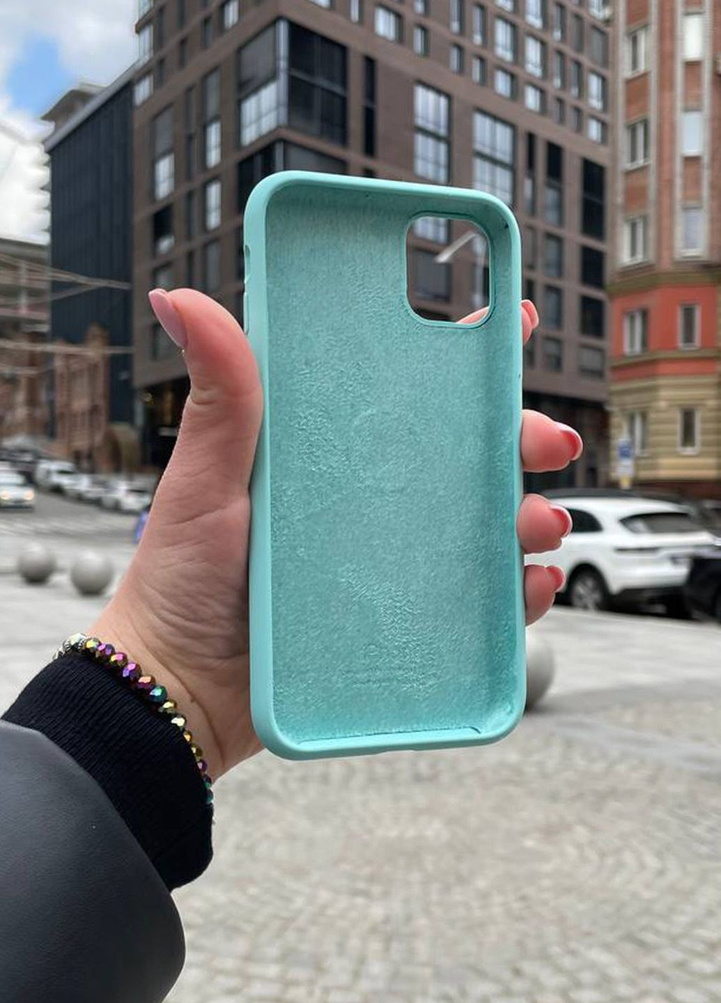 Чехол для iPhone 11 зеленый Turquoise Silicone Case силикон кейс No Brand (289754130)