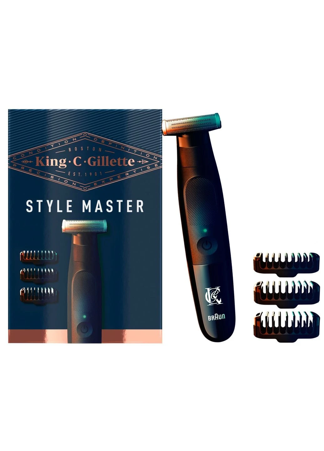 Триммер King C. Style Master Для бороды (7702018602094) Gillette King C. Style Master Для бороди (354228698)