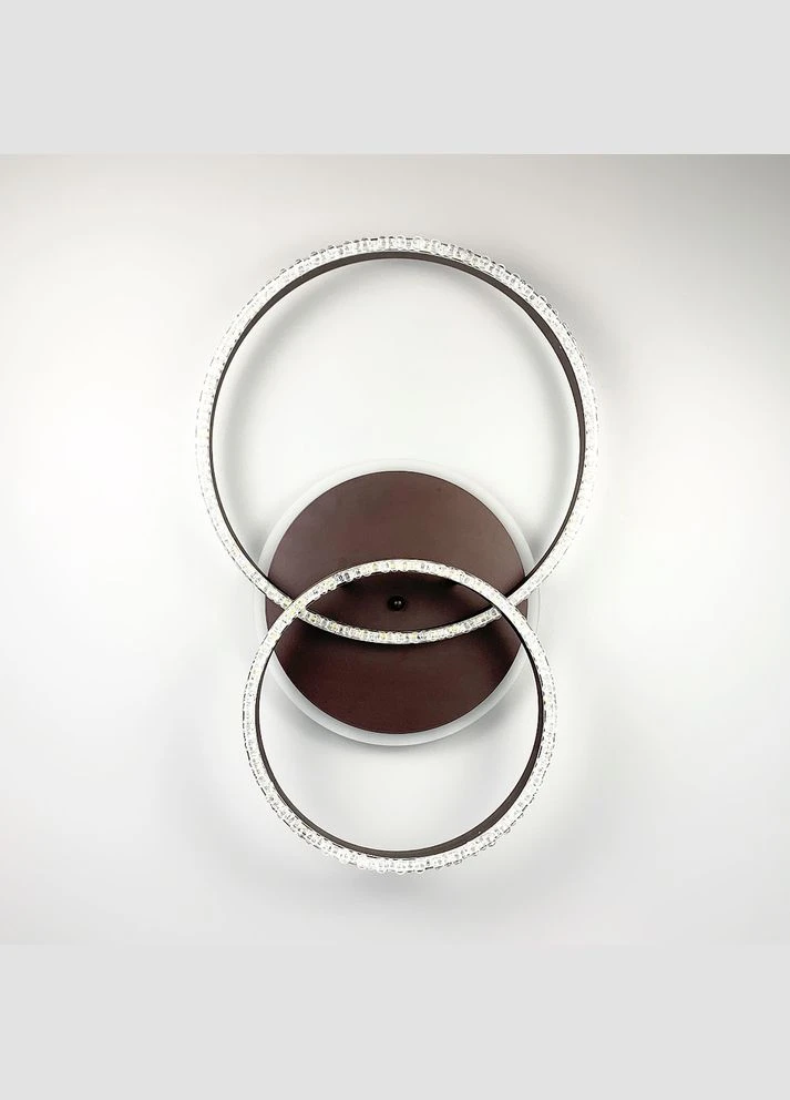 LED люстра кольору coffee із золотистою фурнітурою LineF (400167995)