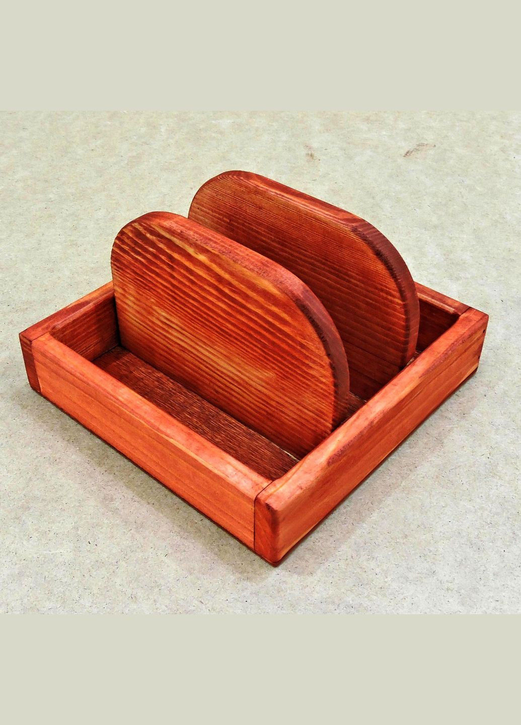 Салфетница из дерева Сигуэла коралл (СЛФ-001514) No Brand (327845988)