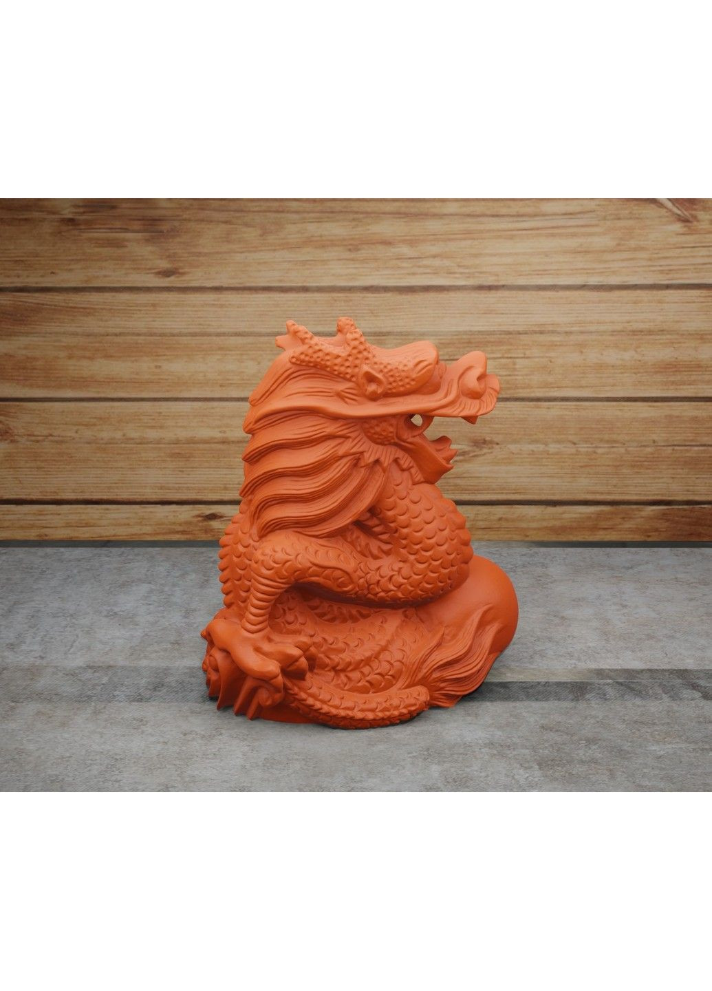 Статуетка дракона з кулею - яйцем. Символ 2024 року. Золотистий, 5 см ЗаСвіт (280940471)