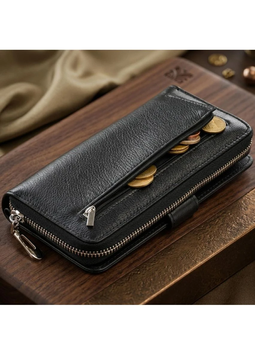 Вертикальный вместительный кошелек из кожи унисекс 19300 st leather (394034462)