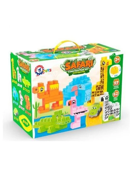 Дитячий конструктор Safari Construction Set 97 деталей 2+ ТехноК (374523458)