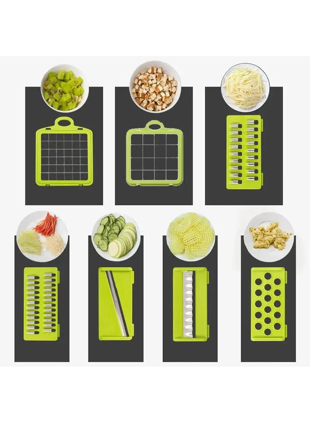 Комплект набор овощерезка измельчитель слайсер для нарезки овощей фруктов со складной доской миской для разделки (480866-Prob) Unbranded (346389823)