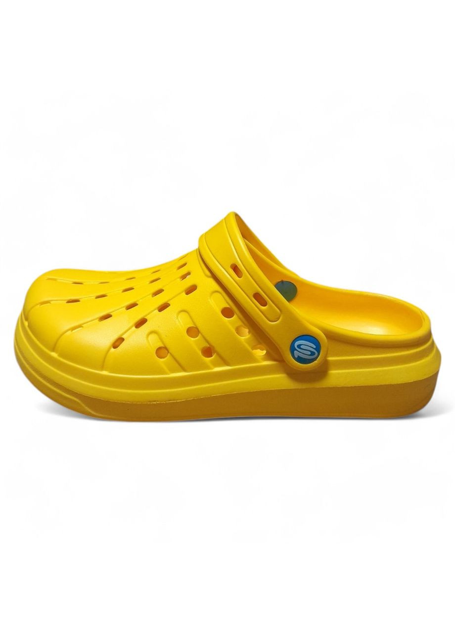 Женские кроксы Progress размер размер 39 (25см.) желтого цвета Progres (319152437)