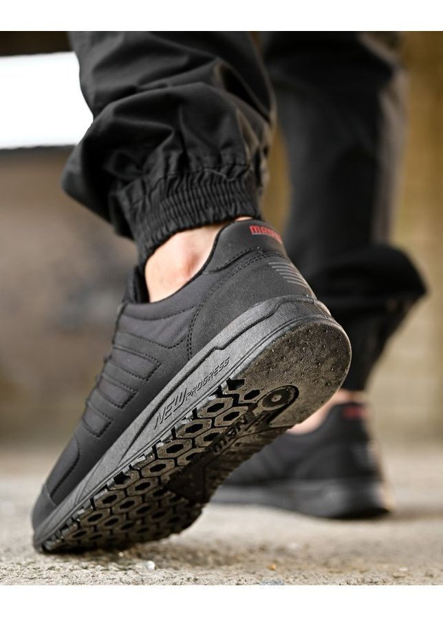 Черные демисезонные городские кроссовки kargo black No Brand