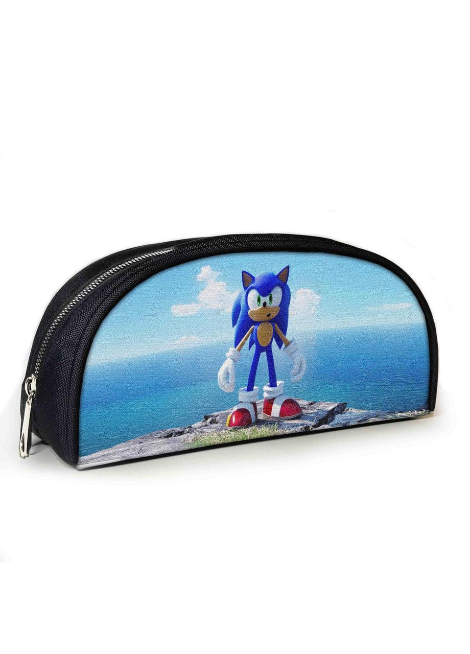 Пенал шкільний з принтом Супер Сонік 23х10х8 см дитячий для дівчинки, хлопчика (3918) No Brand (364822889)