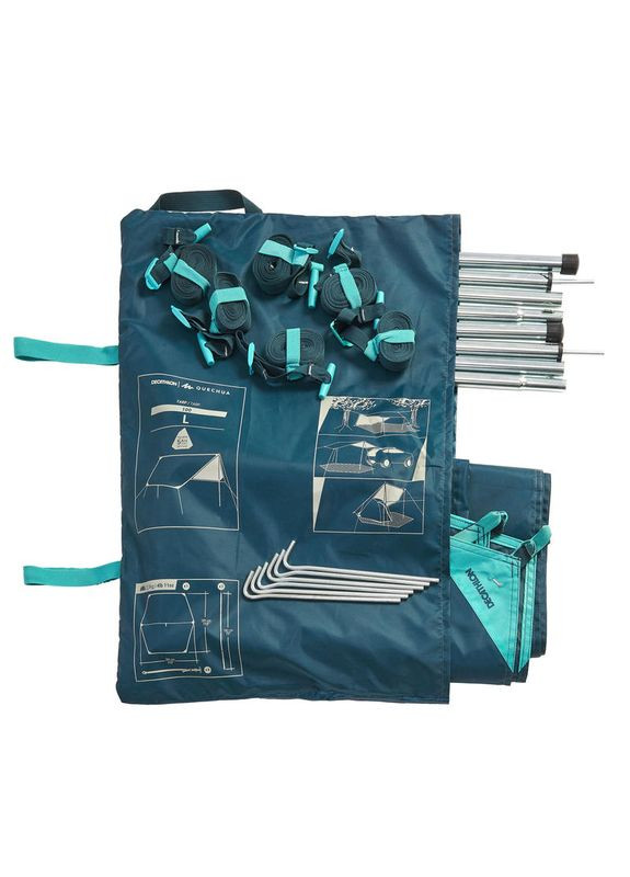 Туристический Навес для Кемпинга 54 x 20 x 10 см 10 л Водонепроницаемый Многофункциональный Quechua (335052768)