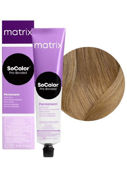 Стійка фарба для фарбування сивого волосся SoColor PreBonded Extra Coverage 509N дуже світлий Matrix (292736041)
