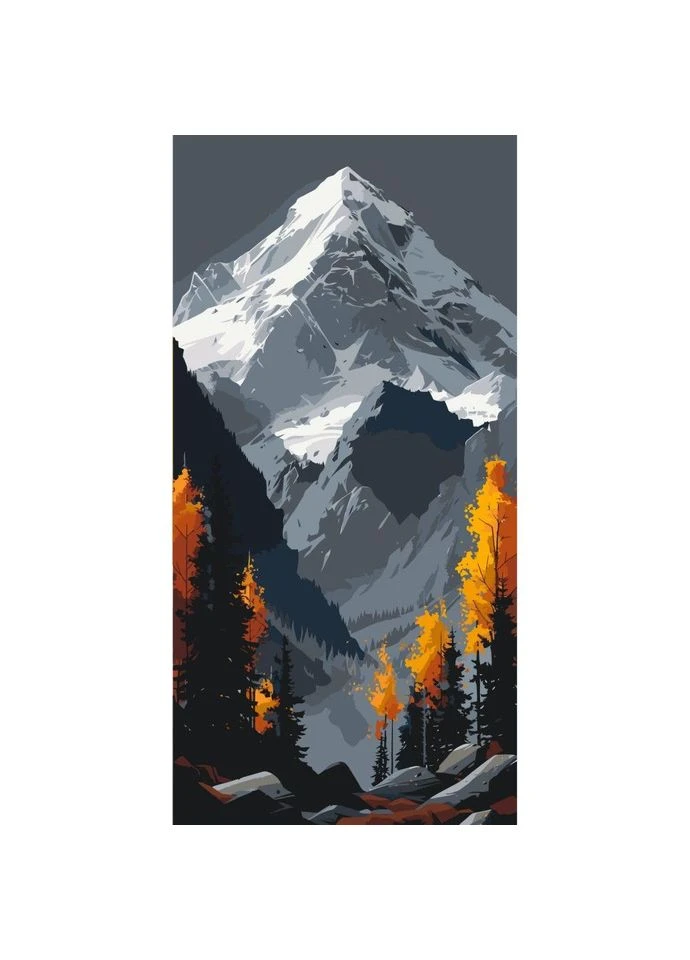 Набір для малювання за номерами Нескорена вершина 40х80 см Art Craft (391352624)