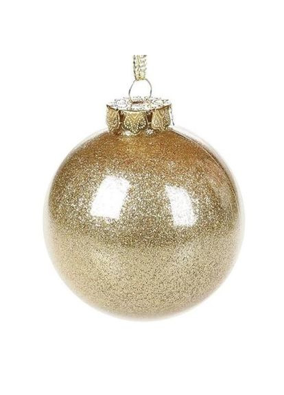 Шар новогодний пластиковый D-8 см. 12984 Flora (360639290)