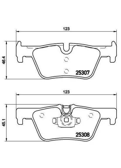 Гальмівні колодки дискові Brembo (374346715)