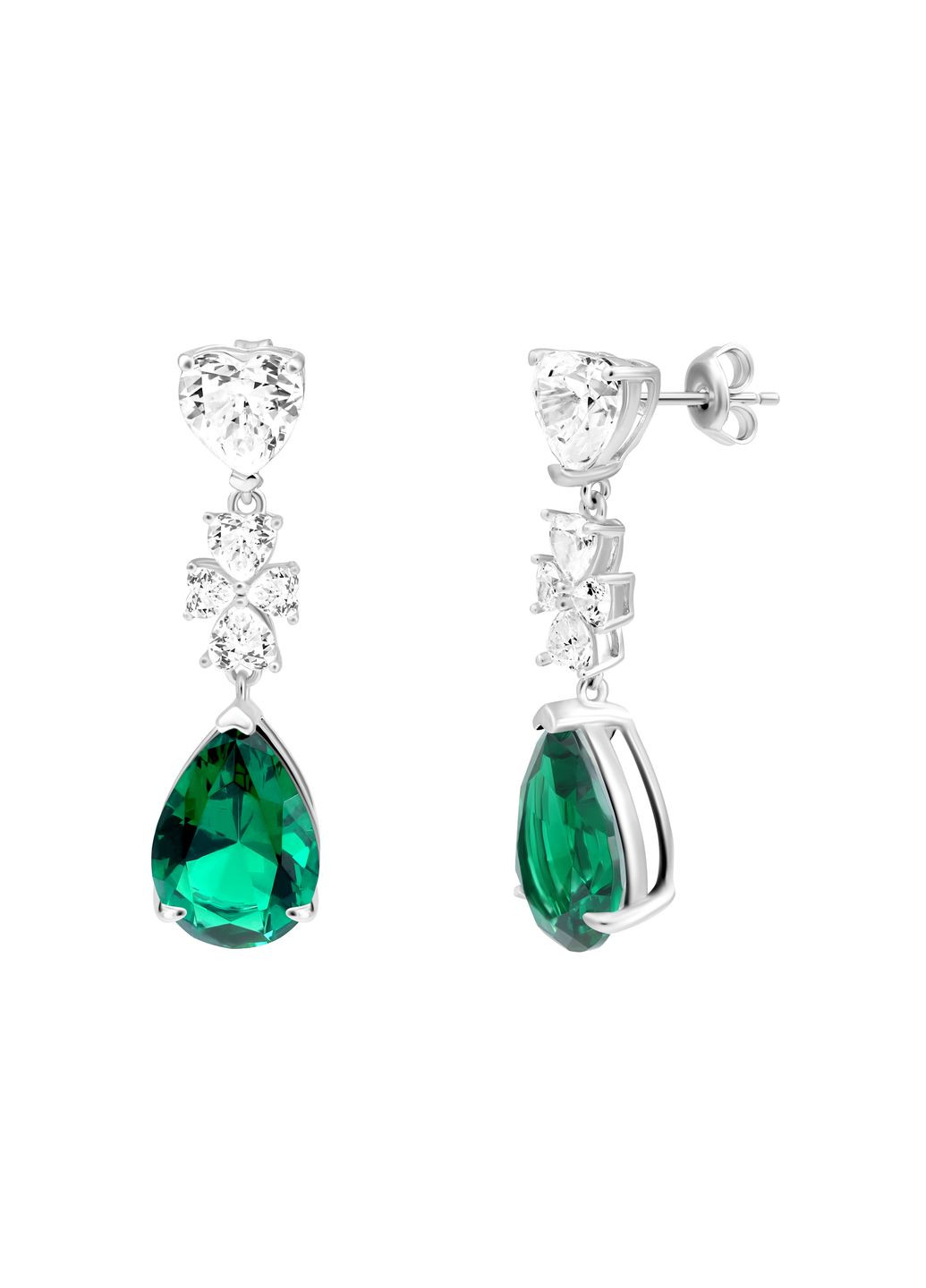 Сережки срібні 3С269-0181 Zarina (334876281)