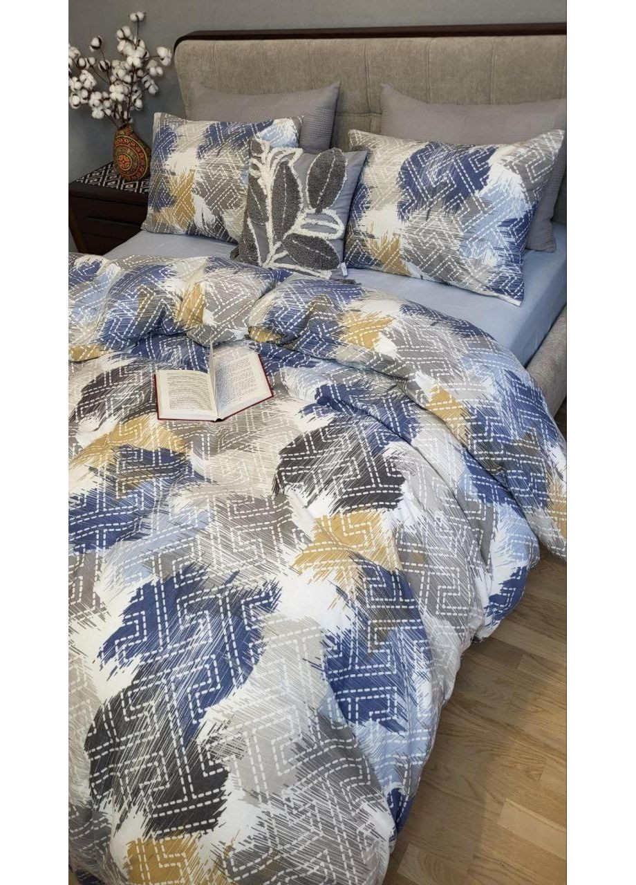 Постельное белье с резинкой Азарт/, фланель(байка) Полуторный размер, наволочки 50/70 No Brand (364219771)