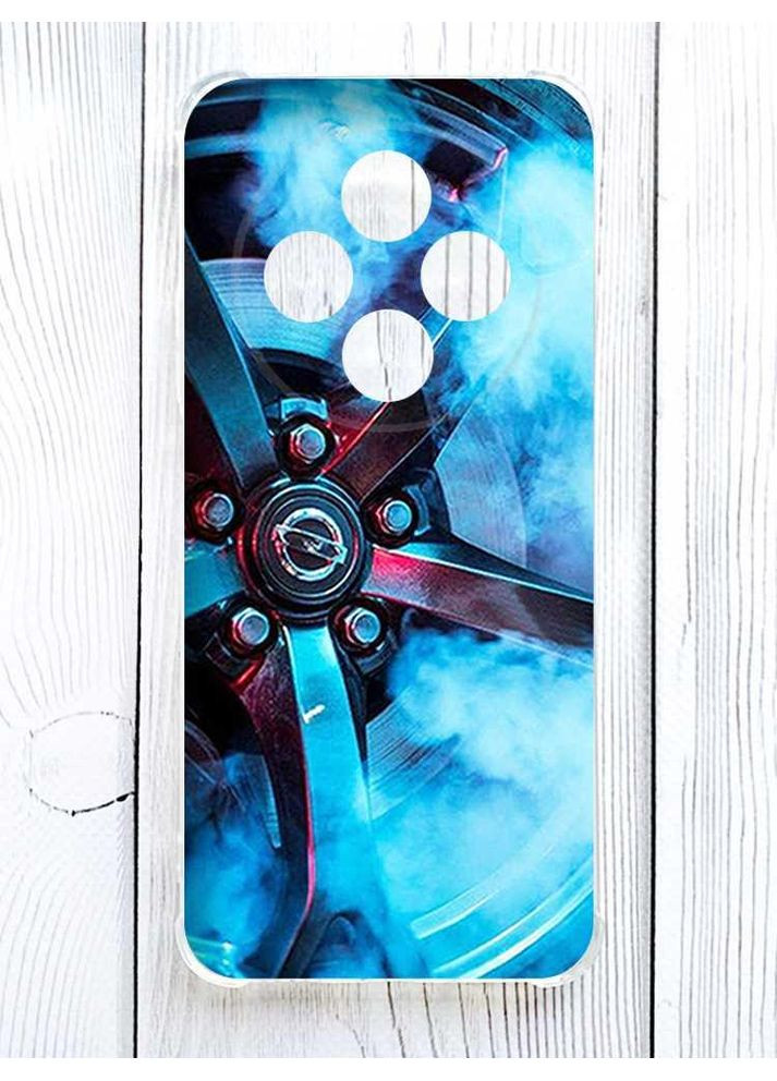 Чехол с утолщёнными углами на Xiaomi Redmi 14C / Poco C75 Авто. Колесо (принт 240) Creative (355395690)